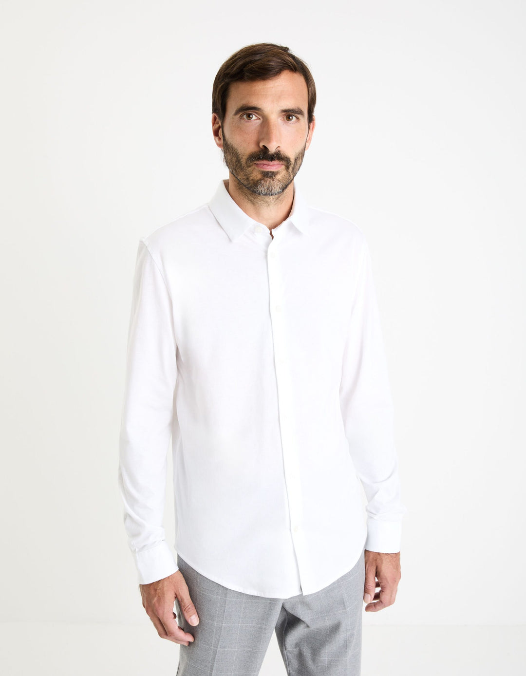 Long Sleeves Shirts - White