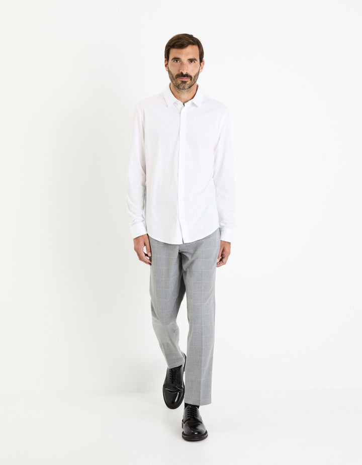 Long Sleeves Shirts - White