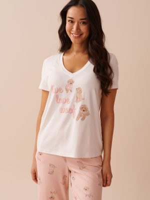 Dog Print Super Soft T-shirt