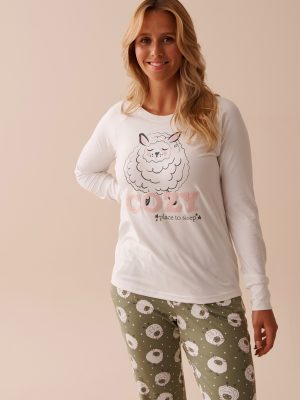 Dog Print Super Soft Long Sleeve Shirt