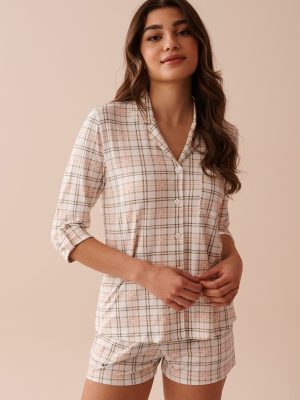 Dog Print Super Soft Button-down Shirt