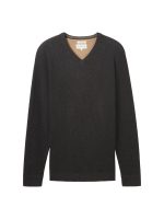 Structured V-Neck Knit