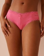 Super Soft Lace Trim Cheeky Panty