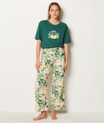 Lemon print pajama t-shirt