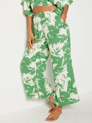 Printed 7/8 trousers