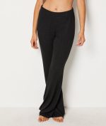 Pajama pants with a flared cut