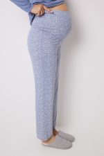 Blue "maternity" pajamas