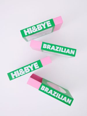 Of grey, purple and orange cotton Brazilian panties 3