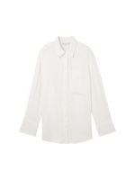 Muslin oversized blouse with texture