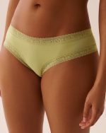 Super Soft Lace Trim Cheeky Panty