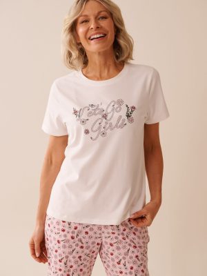 Frog Print Cotton T-shirt