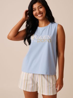 Frog Print Cotton Cami