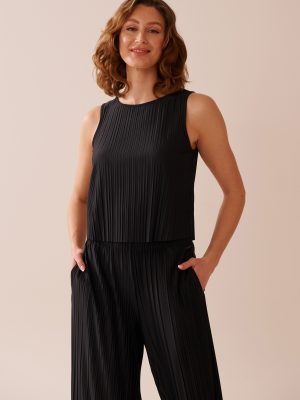 Lightweight Pleated Effect Cami