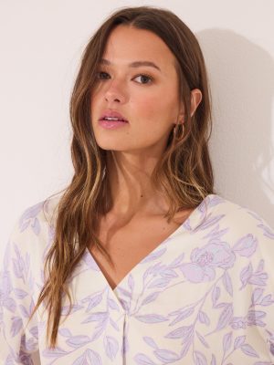 SHORT SLEEVES LONG PANT PYJAMA