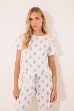 SHORT SLEEVES LONG PANT PYJAMA