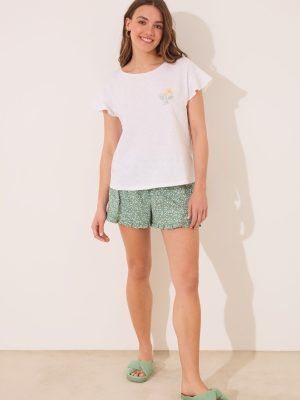 SHORT SLEEVES SHORT PANT PYJAMA