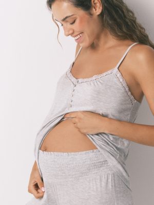 STRAPS LONG PANT PYJAMA